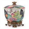 Danny's Fine Porcelain Home Decor Danny's Fine Porcelain Porcelain Covered Jar with Ormolu Base-Tobacco Leaf A Vibrant Porcelain