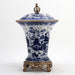 Danny's Fine Porcelain Home Decor Danny's Fine Porcelain Porcelain Crown Lidded Jar - Blue And White Willow 14242