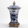 Danny's Fine Porcelain Home Decor Danny's Fine Porcelain Porcelain Crown Lidded Jar - Blue And White Willow 14242