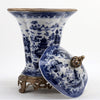 Danny's Fine Porcelain Home Decor Danny's Fine Porcelain Porcelain Crown Lidded Jar - Blue And White Willow 14242