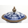 Danny's Fine Porcelain Home Decor Danny's Fine Porcelain Porcelain Crown Lidded Jar - Blue And White Willow 14242