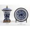 Danny's Fine Porcelain Home Decor Danny's Fine Porcelain Porcelain Crown Lidded Jar - Blue And White Willow 14242