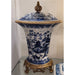 Danny's Fine Porcelain Home Decor Danny's Fine Porcelain Porcelain Crown Lidded Jar - Blue And White Willow 14242