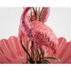 Danny's Fine Porcelain Home Decor Danny's Fine Porcelain Porcelain Double Flamingo Basin With Bronze Ormolu - Pink And Red 60999