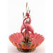 Danny's Fine Porcelain Home Decor Danny's Fine Porcelain Porcelain Double Flamingo Basin With Bronze Ormolu - Pink And Red 60999