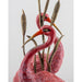 Danny's Fine Porcelain Home Decor Danny's Fine Porcelain Porcelain Double Flamingo Basin With Bronze Ormolu - Pink And Red 60999