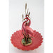 Danny's Fine Porcelain Home Decor Danny's Fine Porcelain Porcelain Double Flamingo Basin With Bronze Ormolu - Pink And Red 60999