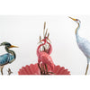 Danny's Fine Porcelain Home Decor Danny's Fine Porcelain Porcelain Double Flamingo Basin With Bronze Ormolu - Pink And Red 60999
