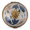 Danny's Fine Porcelain Home Decor Danny's Fine Porcelain Porcelain Egg Shaped Hinged Box with Bronze Ormolu - Silk Blossom
