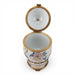 Danny's Fine Porcelain Home Decor Danny's Fine Porcelain Porcelain Egg Shaped Hinged Box with Bronze Ormolu - Silk Blossom
