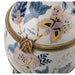 Danny's Fine Porcelain Home Decor Danny's Fine Porcelain Porcelain Egg Shaped Hinged Box with Bronze Ormolu - Silk Blossom