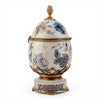 Danny's Fine Porcelain Home Decor Danny's Fine Porcelain Porcelain Egg Shaped Hinged Box with Bronze Ormolu - Silk Blossom