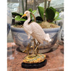 Danny's Fine Porcelain Home Decor Danny's Fine Porcelain Porcelain Egret With Bronze 60182