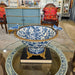 Danny's Fine Porcelain Home Decor Danny's Fine Porcelain Porcelain Footed Bowl with Butterfly Handles-Blue Bird