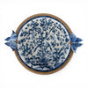Danny's Fine Porcelain Home Decor Danny's Fine Porcelain Porcelain Footed Bowl with Butterfly Handles-Blue Bird