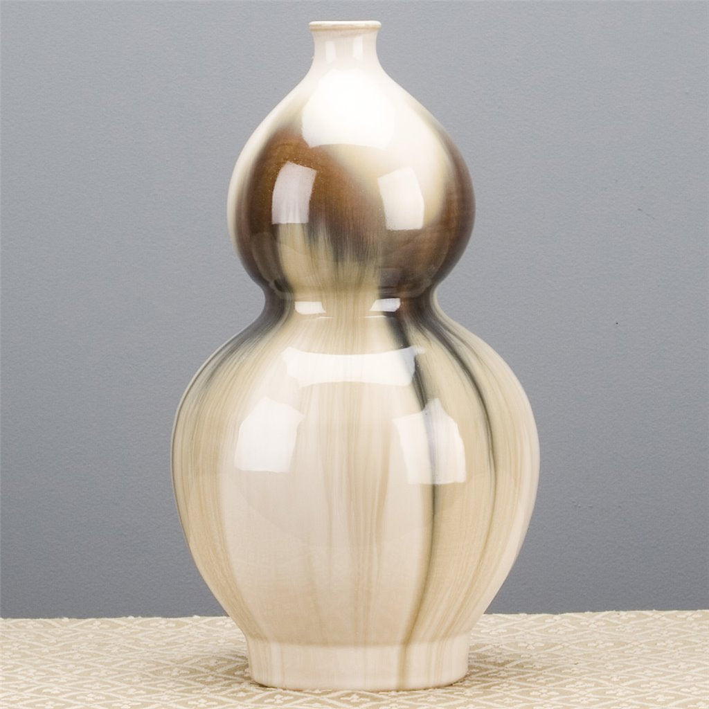 Danny's Fine Porcelain Home Decor Danny's Fine Porcelain Porcelain Gourd Vase -Dripping Glaze