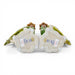 Danny's Fine Porcelain Home Decor Danny's Fine Porcelain Porcelain Green Parrot Candleholder Pair