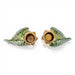 Danny's Fine Porcelain Home Decor Danny's Fine Porcelain Porcelain Green Parrot Candleholder Pair