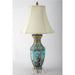 Danny's Fine Porcelain Home Decor Danny's Fine Porcelain Porcelain Hexagonal Lamp – Bird & Floral Motif