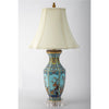 Danny's Fine Porcelain Home Decor Danny's Fine Porcelain Porcelain Hexagonal Lamp – Bird & Floral Motif