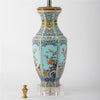 Danny's Fine Porcelain Home Decor Danny's Fine Porcelain Porcelain Hexagonal Lamp – Bird & Floral Motif