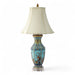 Danny's Fine Porcelain Home Decor Danny's Fine Porcelain Porcelain Hexagonal Lamp – Bird & Floral Motif