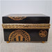 Danny's Fine Porcelain Home Decor Danny's Fine Porcelain Porcelain Hinge Box Black and Gold with Bronze Ormolu - B838 - CLOSEOUT SAMPLE SALE