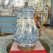 Danny's Fine Porcelain Home Decor Danny's Fine Porcelain Porcelain Hinged Lidded Pitcher with Bronze Ormolu - Blue Scroll