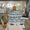 Danny's Fine Porcelain Home Decor Danny's Fine Porcelain Porcelain Hinged Lidded Pitcher with Bronze Ormolu - Blue Scroll