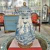 Danny's Fine Porcelain Home Decor Danny's Fine Porcelain Porcelain Hinged Lidded Pitcher with Bronze Ormolu - Blue Scroll