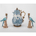 Danny's Fine Porcelain Home Decor Danny's Fine Porcelain Porcelain Hinged Lidded Pitcher with Bronze Ormolu - Blue Scroll