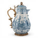 Danny's Fine Porcelain Home Decor Danny's Fine Porcelain Porcelain Hinged Lidded Pitcher with Bronze Ormolu - Blue Scroll