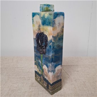 Danny's Fine Porcelain Home Decor Danny's Fine Porcelain Porcelain Jar Tropical [le] - B884 - CLOSEOUT SAMPLE SALE