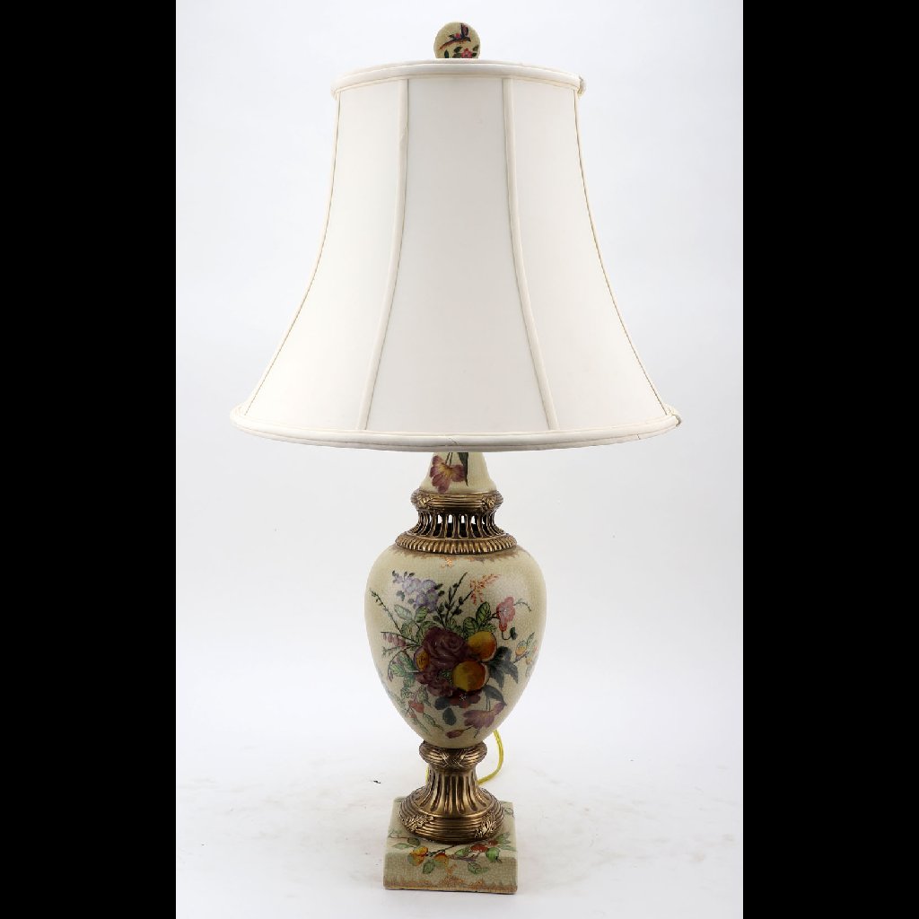 Danny's Fine Porcelain Home Decor Danny's Fine Porcelain Porcelain Lamp with Shade - CLOSEOUT