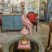 Danny's Fine Porcelain Home Decor Danny's Fine Porcelain Porcelain Left-Facing Parrot Candle Holder with Ormolu-Pink Floral