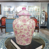 Danny's Fine Porcelain Home Decor Danny's Fine Porcelain Porcelain Lidded Jar -Pink Florets