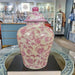 Danny's Fine Porcelain Home Decor Danny's Fine Porcelain Porcelain Lidded Jar -Pink Florets