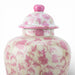 Danny's Fine Porcelain Home Decor Danny's Fine Porcelain Porcelain Lidded Jar -Pink Florets