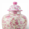 Danny's Fine Porcelain Home Decor Danny's Fine Porcelain Porcelain Lidded Jar -Pink Florets