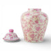 Danny's Fine Porcelain Home Decor Danny's Fine Porcelain Porcelain Lidded Jar -Pink Florets