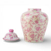 Danny's Fine Porcelain Home Decor Danny's Fine Porcelain Porcelain Lidded Jar -Pink Florets