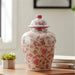Danny's Fine Porcelain Home Decor Danny's Fine Porcelain Porcelain Lidded Jar -Pink Florets