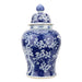 Danny's Fine Porcelain Home Decor Danny's Fine Porcelain Porcelain Lidded Warrior Jar - Blue And White Plum Flower 50986