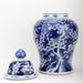 Danny's Fine Porcelain Home Decor Danny's Fine Porcelain Porcelain Lidded Warrior Jar - Blue And White Plum Flower 50986