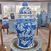 Danny's Fine Porcelain Home Decor Danny's Fine Porcelain Porcelain Lidded Warrior Jar - Blue And White Plum Flower 50986