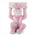 Danny's Fine Porcelain Home Decor Danny's Fine Porcelain Porcelain Monkey Figure Bowl-Pink Floral