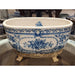 Danny's Fine Porcelain Home Decor Danny's Fine Porcelain Porcelain Oval Basin- Blue Bouquet 14093