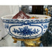 Danny's Fine Porcelain Home Decor Danny's Fine Porcelain Porcelain Oval Basin- Blue Bouquet 14093