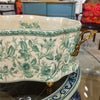Danny's Fine Porcelain Home Decor Danny's Fine Porcelain Porcelain Oval Basin with Ormolu Handles-Green Primrose