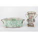 Danny's Fine Porcelain Home Decor Danny's Fine Porcelain Porcelain Oval Basin with Ormolu Handles-Green Primrose